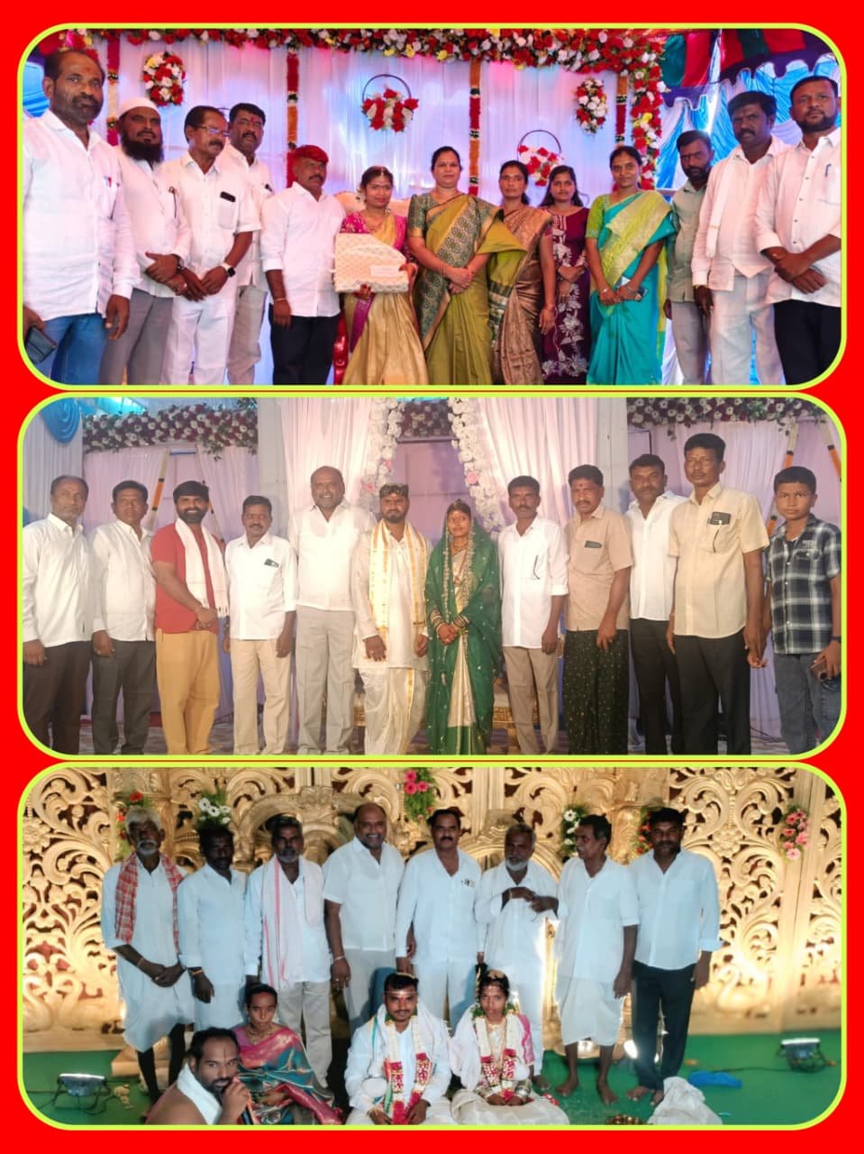 వివిధ శుభకార్యాలలో పాల్గొన్న మంత్రి వాకిటి శ్రీహరి సోదరుడు వాకిటి శేషగిరి, సతీమణి వాకిటి లలిత 